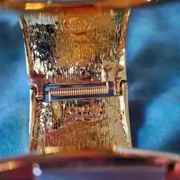 Kara Ross  teal snakeskin cuff - Picture 4 of 5